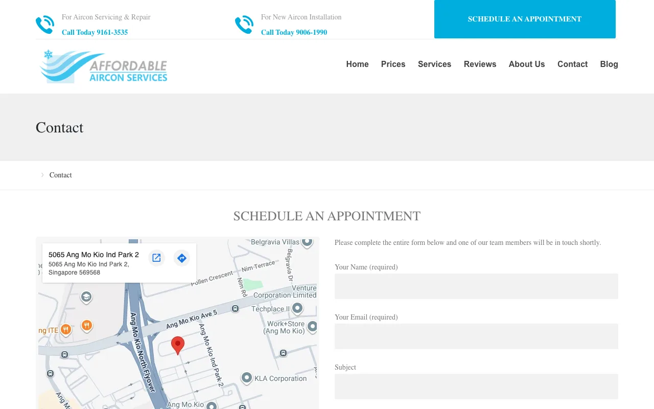 Affordable Aircon Services Pte Ltd