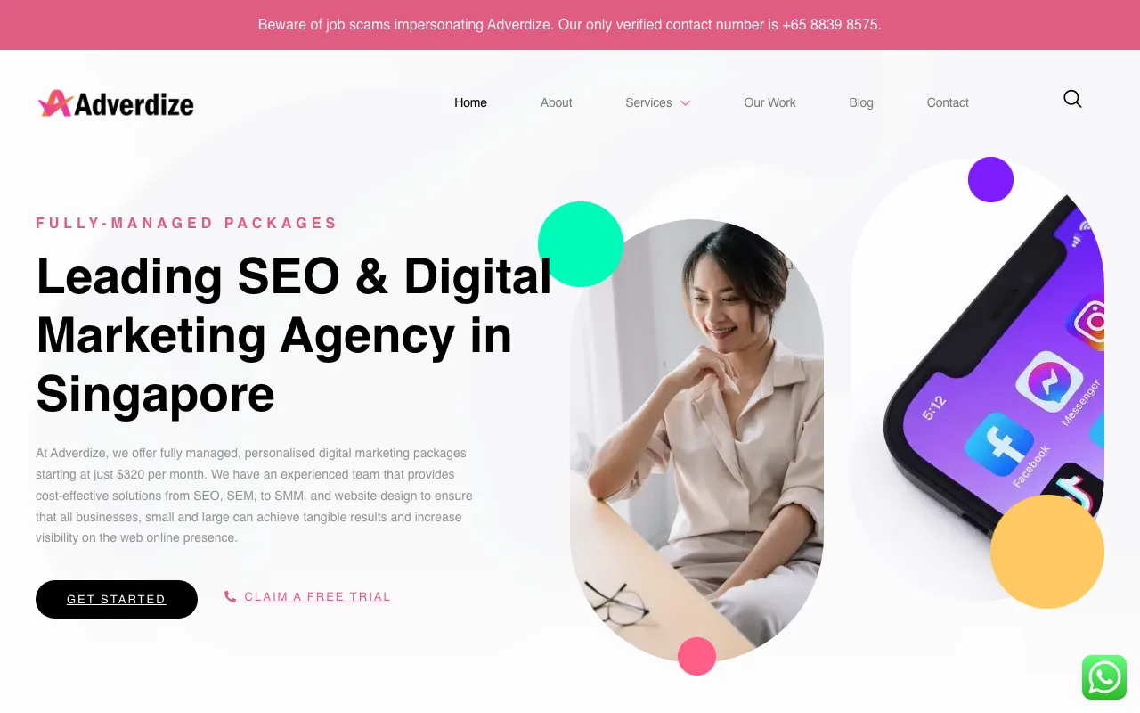 Adverdize – Leading Digital Marketing & SEO Agency Singapore