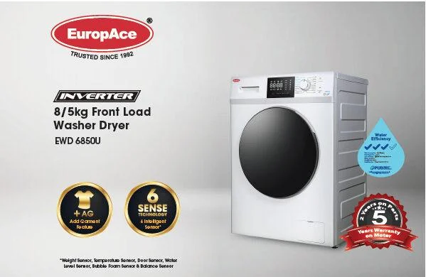 Europace EWD 6850U Inverter Washer e1718171093721