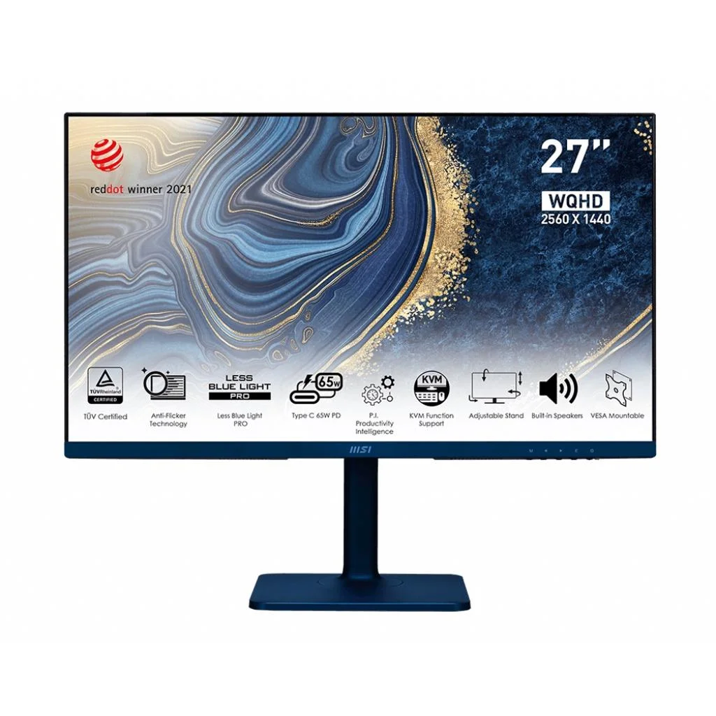 MSI Modern MD272QP Ultramarine 27 Inch Programming Monitor