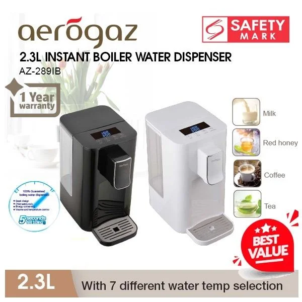 Aerogaz AZ 289IB premium digital instant hot water dispenser 2.3L