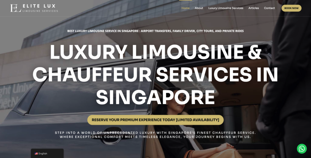 Elite Lux Limousine Services - Best Luxury Limousine Service In Singapore | Best Airport Transfer Service In Singapore