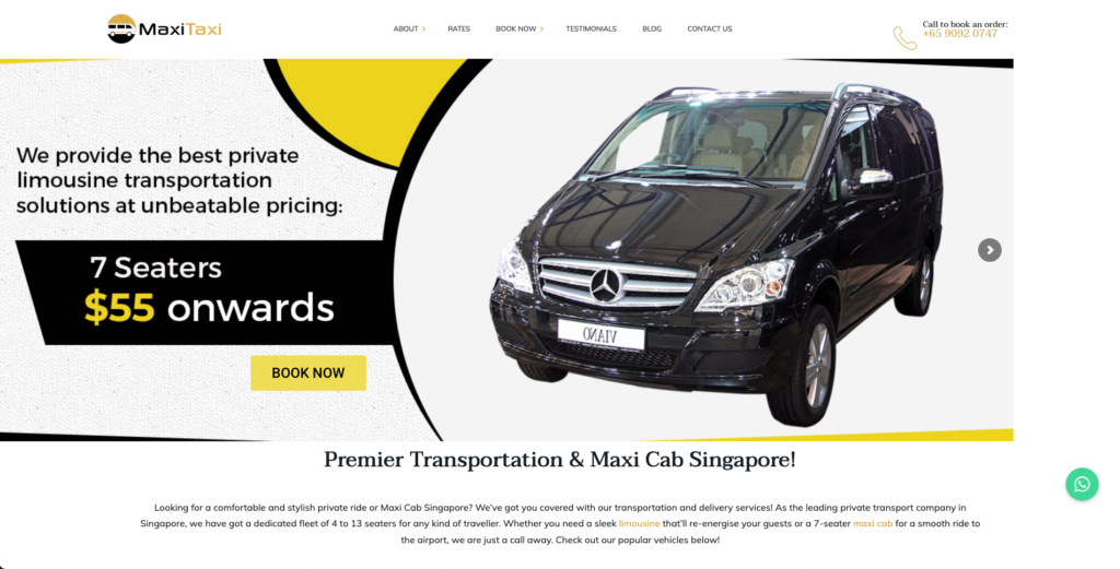 Maxi Cab Singapore